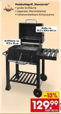 Netto Marken-Discount Holzkohlegrill „Vancouver“ Angebot