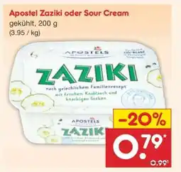 Netto Marken-Discount Apostel Zaziki oder Sour Cream Angebot