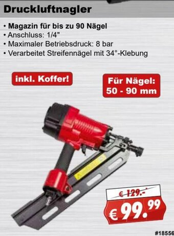 Stabilo Fachmarkt Druckluftnagler Angebot