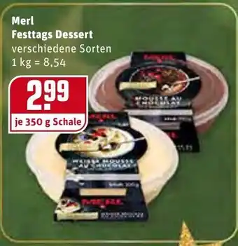 REWE Center Merl Festtags Dessert 350g Angebot