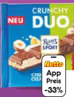 Netto Marken-Discount Ritter Sport Crunchy Duo Angebot