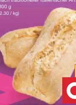Netto Marken-Discount Netto Backstube Ciabatta-Brot Angebot