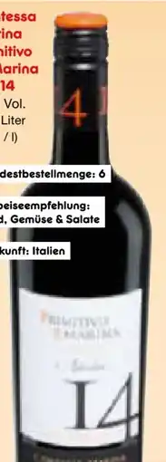Netto Marken-Discount Weingut Contessa Marina 14 Primitivo di Angebot