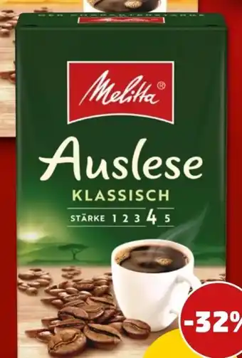 PENNY Melitta Kaffee Auslese Angebot
