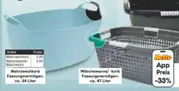 Netto Marken-Discount Priva Wäschekorb Angebot