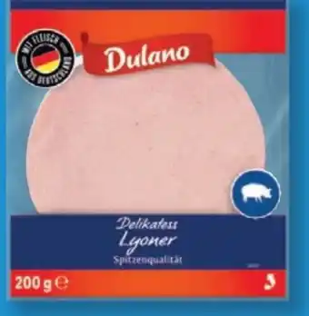 Lidl Dulano Delikatess Lyoner Angebot