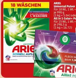 PENNY Ariel Universalwaschmittel Pulver Angebot