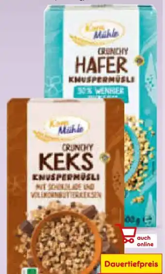 Netto Marken-Discount Korn Mühle Knusper Müsli Angebot
