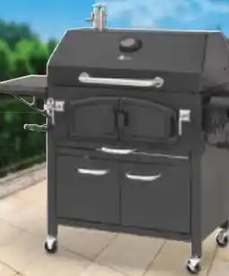 Netto Marken-Discount El Fuego Holzkohlegrill-Smoker Grand Ontario Angebot