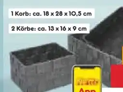 Netto Marken-Discount Dekor Aufbewahrungskörbchen Angebot