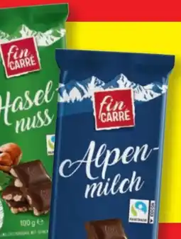 Lidl Fin Carre Tafelschokolade Alpenmilch Angebot