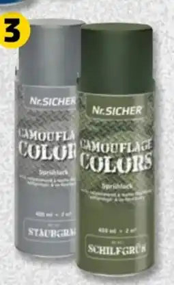 PENNY Nr. Sicher Sprühlack Camouflage Colors Angebot