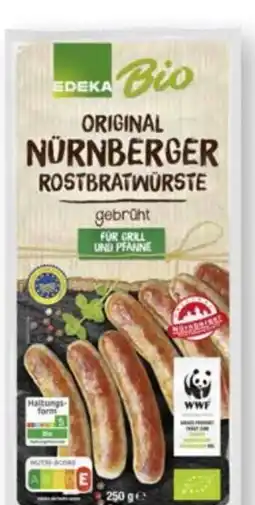 Scheck-in-Center Edeka Bio Original Nürnberger Rostbratwürste Angebot