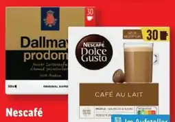 Lidl Nescafé Dolce Gusto Kaffeekapseln Café au Lait Angebot