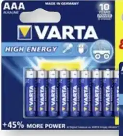 Scheck-in-Center Varta Akku-Batterien Power Micro AAA Angebot