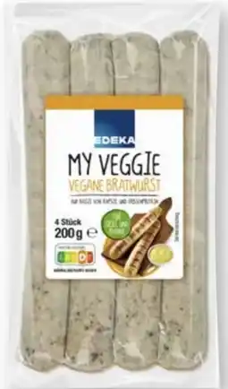 Scheck-in-Center Edeka My Veggie Vegane Bratwurst Angebot