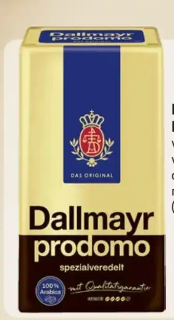 Edeka Dallmayr Prodomo Kaffee Spezialveredelt Angebot