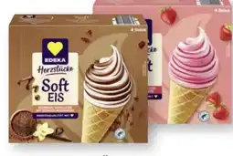 Scheck-in-Center Edeka Herzstücke Soft Eis Angebot