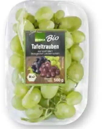 Scheck-in-Center Edeka Bio Bio-Trauben Angebot