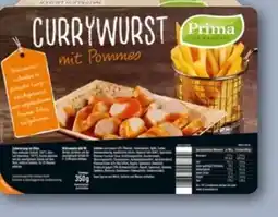 REWE Center Prima Menü Currywurst mit Pommes Angebot