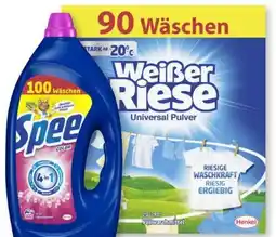 Scheck-in-Center Weißer Riese Waschmittel Universal Pulver Angebot