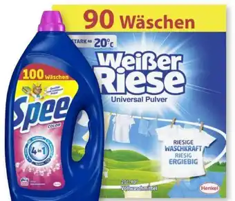 Scheck-in-Center Weißer Riese Waschmittel Universal Pulver Angebot