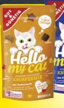 Edeka Gut & Günstig Hello my cat Knuspermix Angebot
