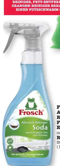 Scheck-in-Center Frosch Soda Allzweck-Reiniger Angebot