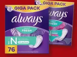 Lidl Always Slipeinlagen Angebot