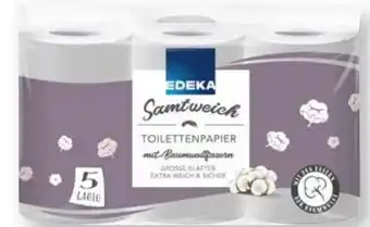 Scheck-in-Center Edeka Samtweich Toilettenpapier Angebot