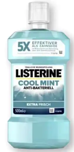 Scheck-in-Center Listerine Mundspülung Cool Mint Angebot