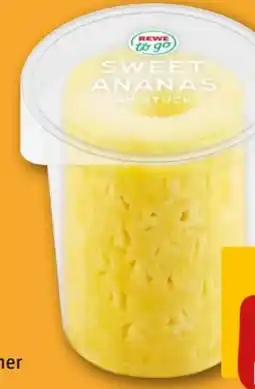 REWE Center Rewe to go Ananas geschält Angebot