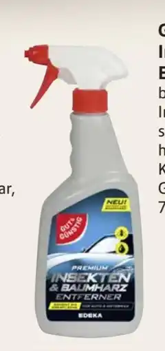 Edeka Gut & Günstig Insekten-/Baumharzentferner Angebot