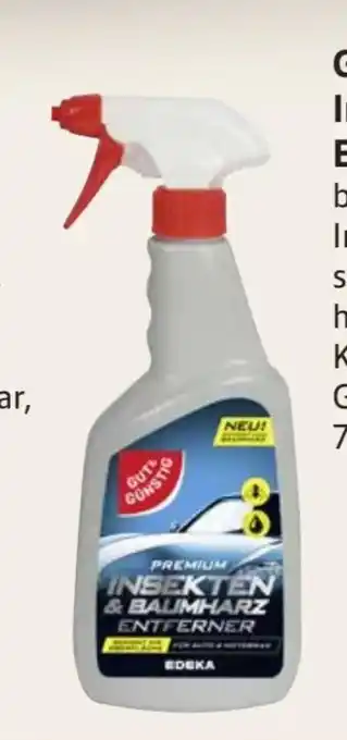 Edeka Gut & Günstig Insekten-/Baumharzentferner Angebot