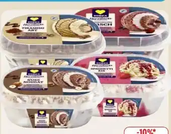 Edeka Edeka Herzstücke Nuss-Nougat Eis Angebot