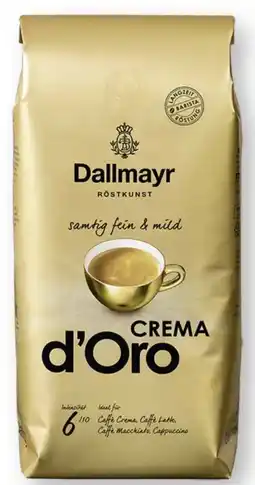 Scheck-in-Center Dallmayr Kaffee Crema d’Oro Angebot