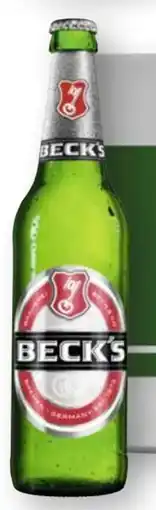 Scheck-in-Center Beck's Bier Angebot