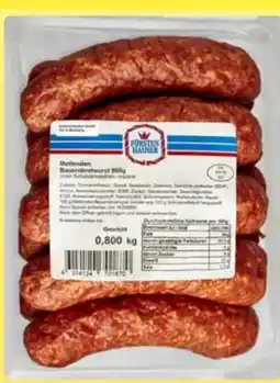 Edeka Fürstenhauser Mettenden Bauernbratwurst Angebot