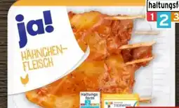 REWE Center ja! Hähnchen-Innenfiletspieße Mariniert Angebot