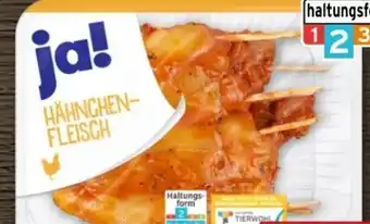 REWE Center ja! Hähnchen-Innenfiletspieße Mariniert Angebot