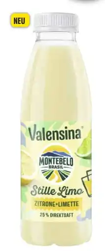 Edeka Valensina Montebelo Stille Limo Zitrone+ Limette Angebot