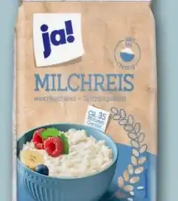 REWE Center ja! Milchreis Angebot
