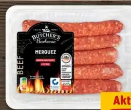 REWE Center Butcher’s Barbecue Merguez Rinder-Bratwurst Angebot