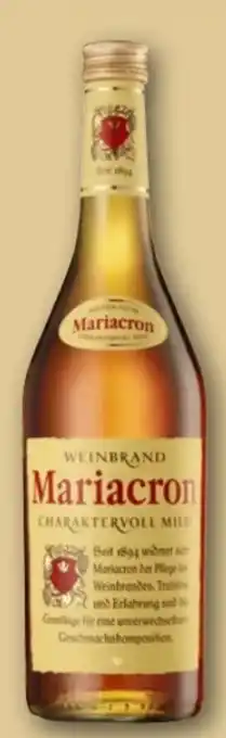 REWE Center Mariacron Weinbrand Angebot