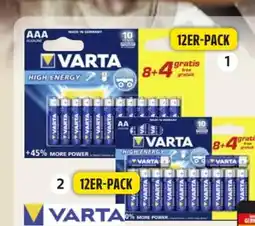 Edeka Varta Batterien Longlife Power Angebot