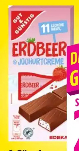 Edeka Gut & Günstig Erdbeer Joghurtcreme Riegel Angebot