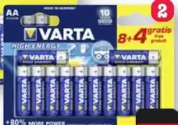Scheck-in-Center Varta Alkaline Batterien Longlife Power Mignon AA Angebot