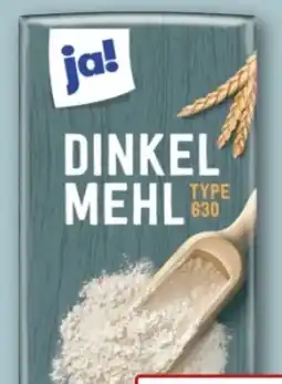 REWE Center ja! Dinkelmehl Angebot
