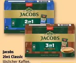REWE Center Jacobs Kaffeesticks Classic 3in1 Angebot