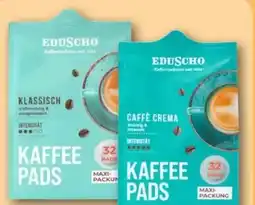 REWE Center Eduscho Kaffeepads Caffè Crema Angebot